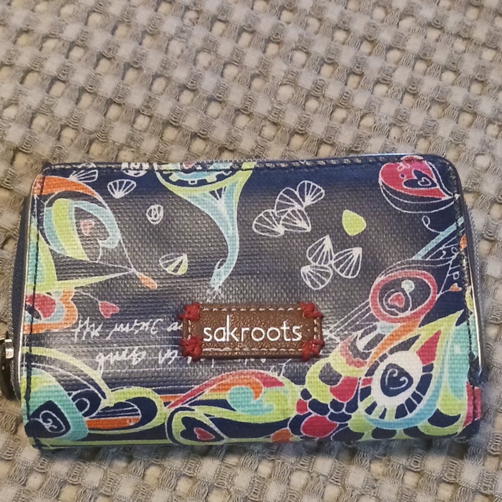 Sakroots Multicolor Patterned Wallet